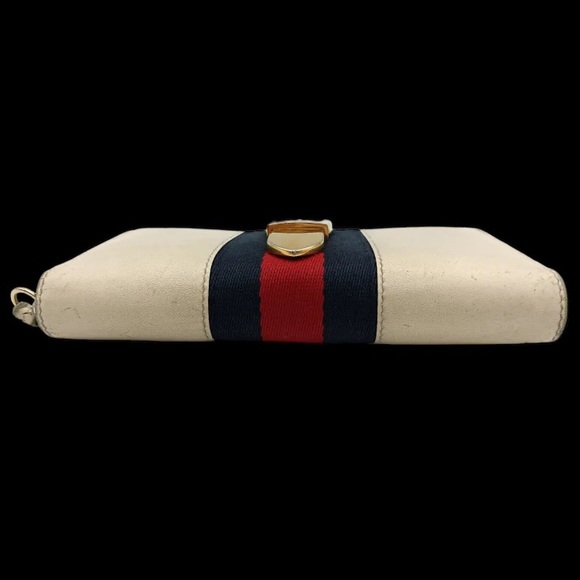 Gucci Sylvie Leather Zip Around Zippy Wallet - Picture 7 of 10